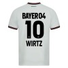 Officiële Voetbalshirt Bayer 04 Leverkusen Florian Wirtz 10 Uit 2023-24 - Heren